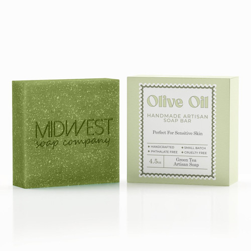 Handmade Green Tea Artisan Soap – Artisan Soap (Additional Image) by Midwest Sea Salt Company
