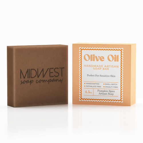 Handmade Pumpkin Spice Artisan Soap – Artisan Soap (Additional Image) by Midwest Sea Salt Company