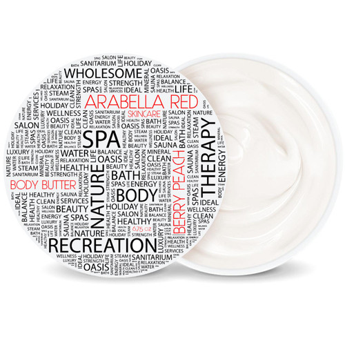 Berry Peachy Whipped Body Butter - 6.75oz - All Natural