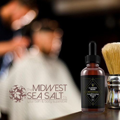 Classic Man Moisturizing Beard Oil - 2oz – Private Label Skincare (Additional Image) by Midwest Sea Salt Company