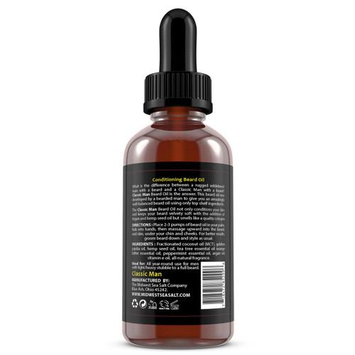 Classic Man Moisturizing Beard Oil - 2oz (Additional Image)