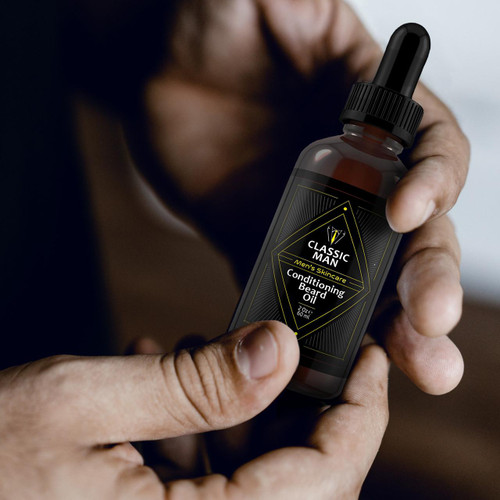 Classic Man Moisturizing Beard Oil - 2oz – Private Label Skincare (Additional Image) by Midwest Sea Salt Company