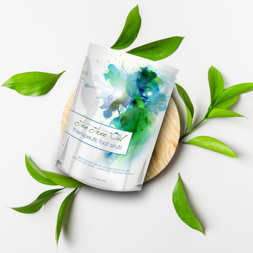 Tea Tree Oil Foot Scrub - 24oz - Helps Treat Nail Fungus , Athletes Foot & Stubborn Foot Odor (Additional Image)