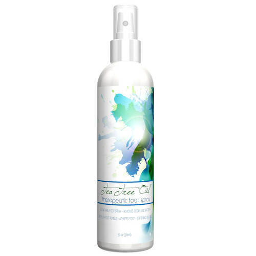 Tea Tree Oil Foot Spray - 8oz - Helps Treat Nail Fungus , Athletes Foot & Stubborn Foot Odor