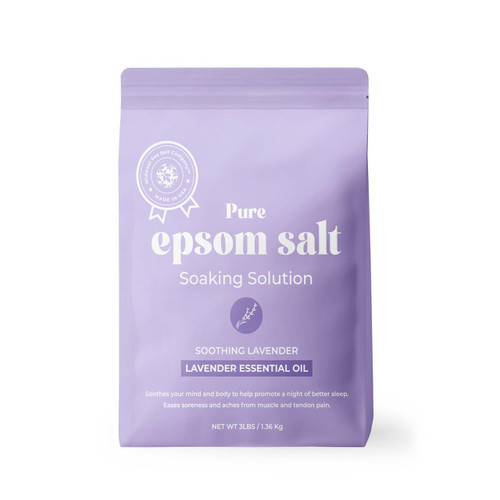 Pure Epsom Salt Soaking Solution - Soothing Lavender