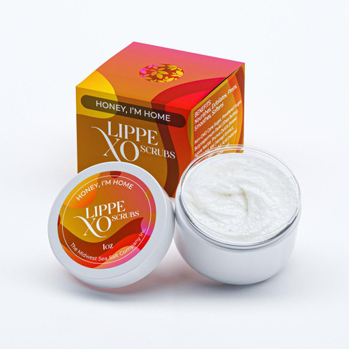Honey, I’m Home Exfoliating Lip Scrub - Lippe XO – Body Scrub by Midwest Sea Salt Company