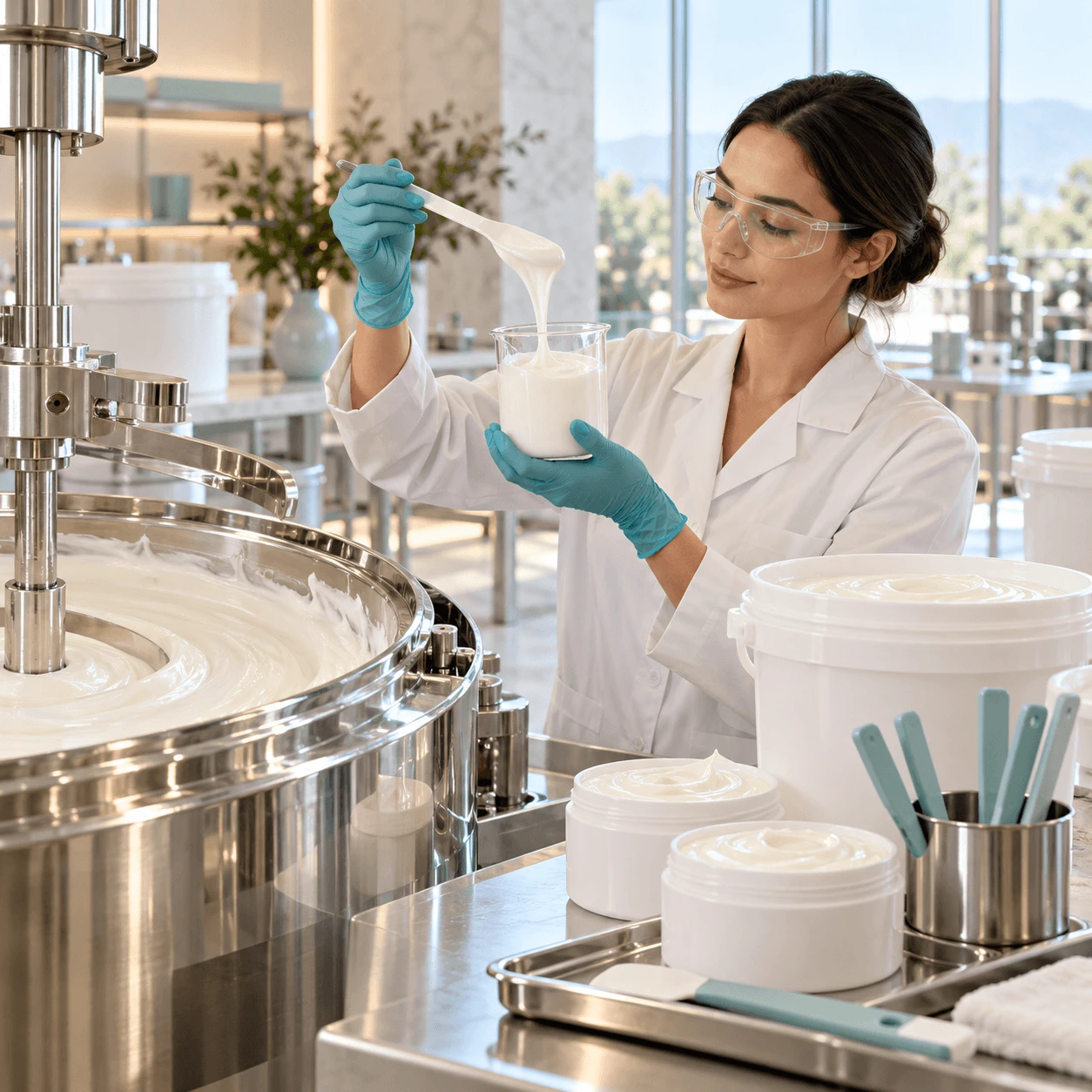 Bulk bath and body formulation manufacturing