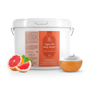 Ruby Grapefruit Argan Oil Body Butter - 1 Gallon