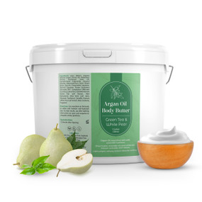 Grean Tea & White Pear Argan Oil Body Butter - 1 Gallon