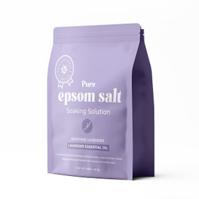 Pure Epsom Salt Soaking Solution - Soothing Lavender - 3lbs