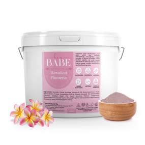 Hey, Babe Emulsified Sugar Scrub - Hawaiian Plumeria - 128oz