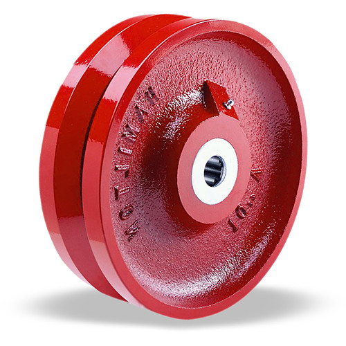 Hamilton VGrooved Metal Wheel 10X3 1RB (3000 LBS Cap)