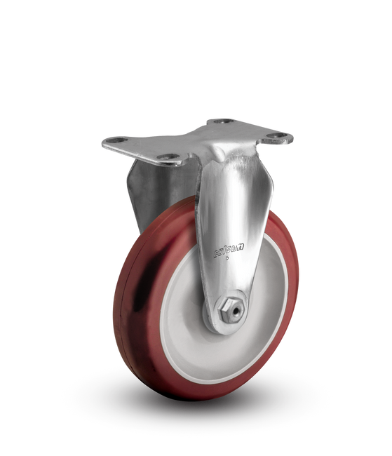 Colson Stainless Steel Polyurethane Swivel Caster 4" (275 LBS Cap) - 2.04456.944