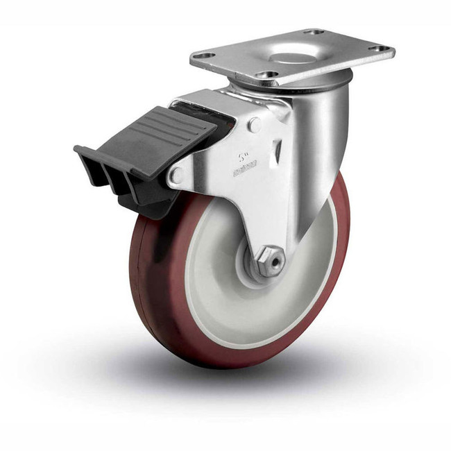 Colson 2 Series Convertible Hand Truck Caster 5" (250 LBS Cap) 2.