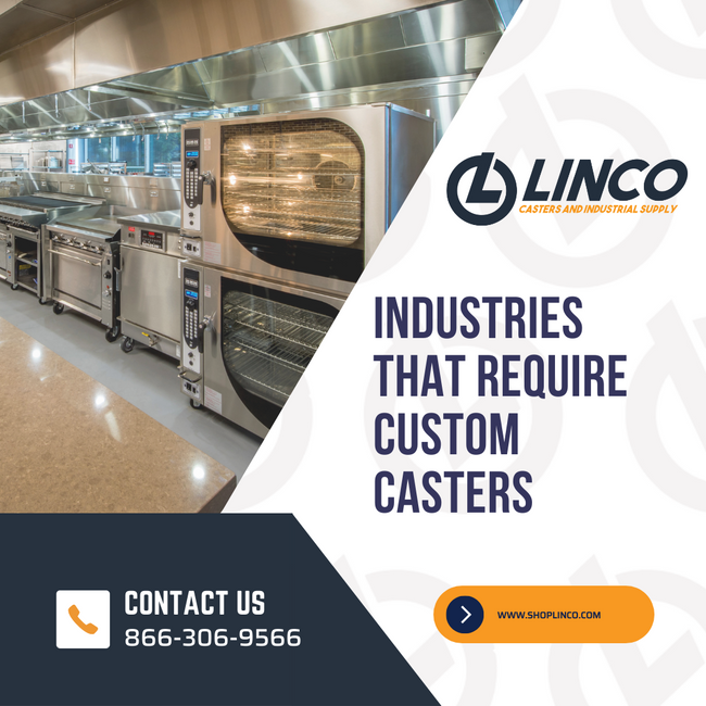 Industries That Often Require Custom Casters