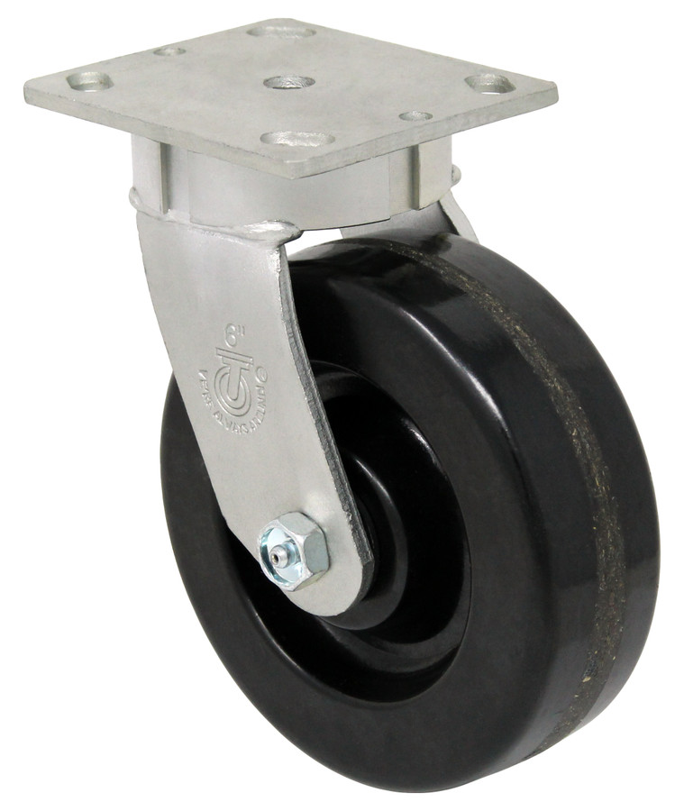 LINCO Phenolic Kingpinless Swivel Caster 6" (1200 LBS Cap)