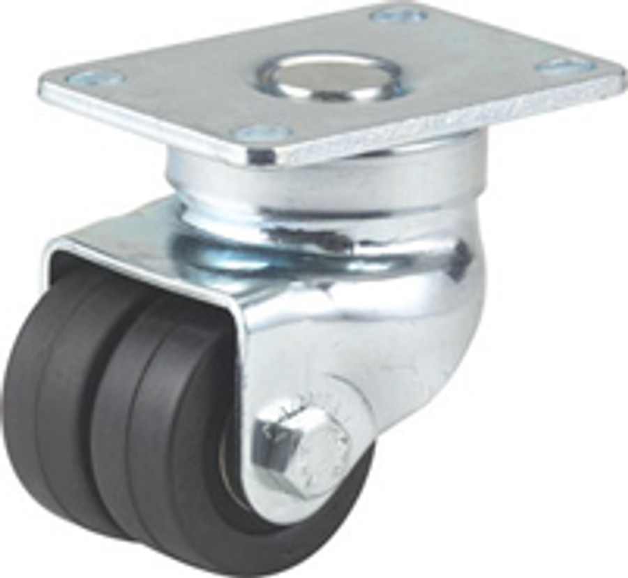 Darnell-Rose Hard Rubber Swivel Caster 2" (375 LBS Cap) - 32-20-XH