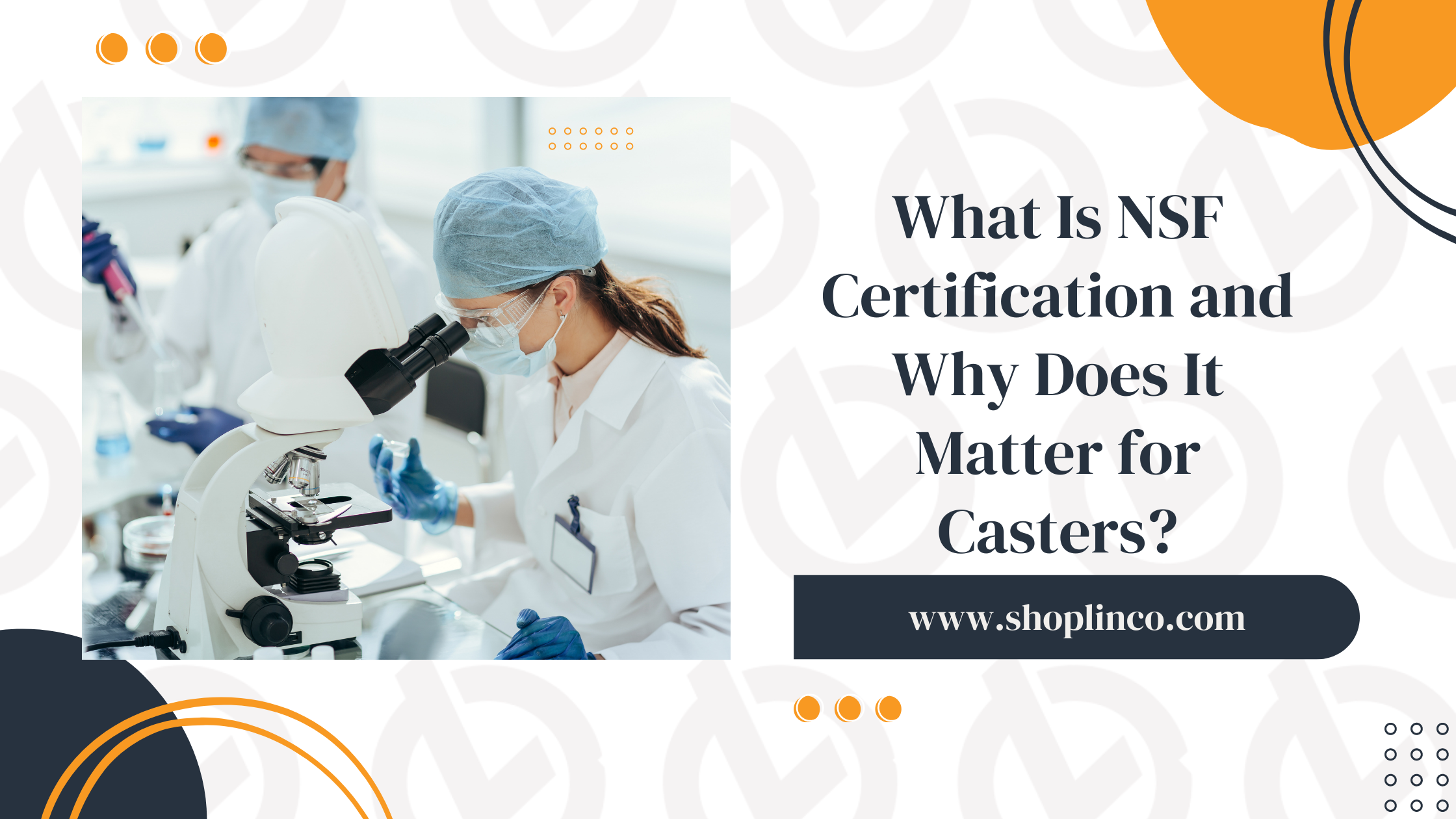 What Is NSF Certification and Why Does It Matter for Casters? LINCO