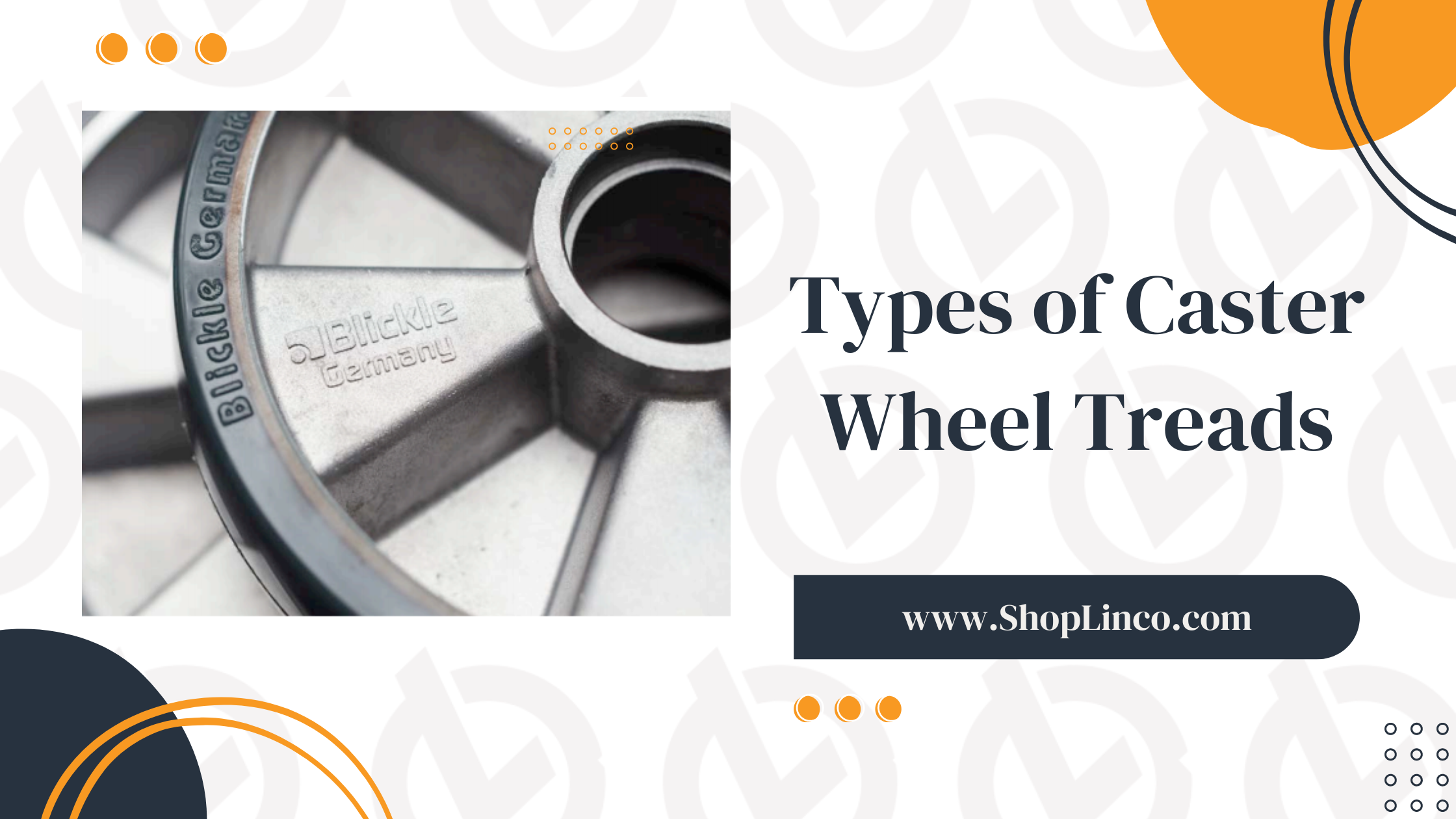 types-of-caster-wheel-treads-linco-casters-industrial-supply