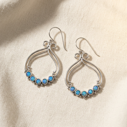 E10822 - OP - Opal Statement Earrings