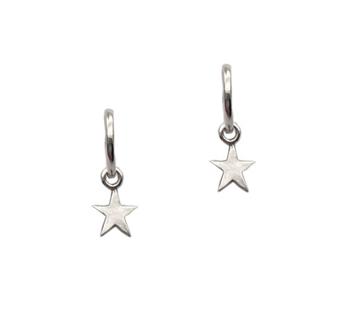 E11433A - Star - Star Hoop Earrings