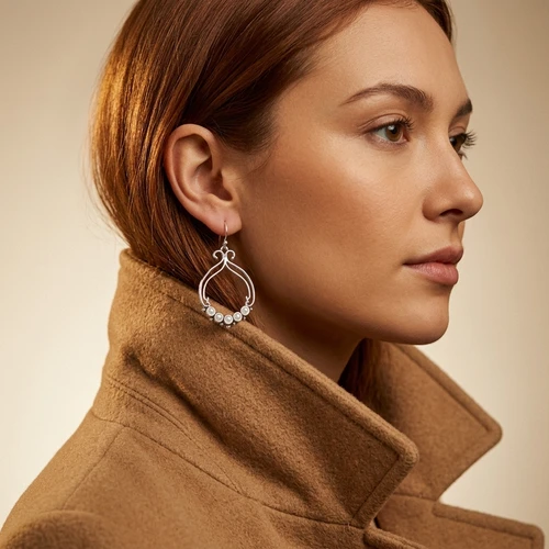 E10822 - Pearl Statement Earrings