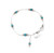 B00765 - TU - Turquoise Beads Delicate Bracelet