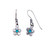 E01916 - Opal Flower earrings hook