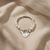 B00106 - PR - Freshwater Pearl & Bird Charm T-Bar Bracelet