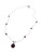 ASN1526 - GR - Very pretty necklace with Garnet and small beads on the chain.