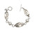 B10178 - PR - 925 Sterling silver T-Bar bracelet with Pearl