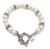 B6392 - Freshwater Pearls Bracelet with Beautiful T-Bar
