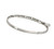 B01807 - Hammered Silver Bangle. TOGETHER FOREVER