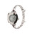 W1970 - Gr - 925 Sterling Silver Watch with Pretty details and Red Garnet stone.