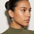 E04264 - Sterling Silver Opal Hoop Earrings