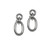 E04038 - Silver earrings studs