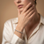 B01580 - Pearl & Sterling Silver Adjustable Bracelet
