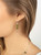 E572-PE - Pretty delicate earrings with Peridot glass and gold beads