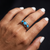 ASR0866 - Silver ring set with round Opals