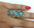 R00905 - Statement ring with Opals