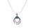 N04038 - Round pendant with flower