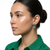 E6388 - Swirl design earrings stud with Large Opal