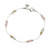B00700 - RQ - Sterling Silver Rose Quartz & Crystal Bracelet