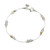 B00700 - Opalite - Sterling Silver Opalite & Crystal Bracelet