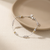 B00700 - Opalite - Sterling Silver Opalite & Crystal Bracelet
