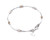 B00572 - PR - Sterling Silver Freshwater Pearl & Gold Bead Bracelet