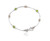 B00572 - PE - Peridot  and rolled gold beads bracelet