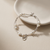 ASB354 - Sterling Silver Freshwater Pearl Heart Bracelet