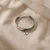 ASB187 - Heart Charm Cuff Bracelet – 925 Sterling Silver Bangle Bracelet