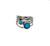 Sterling Silver Blue Opal & Flower Multi-Band Ring (R8285)
